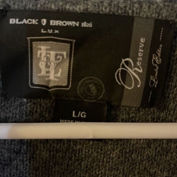 Men’s Grey Large Wool Button Style Winter Sweater - Picture 2 of 4